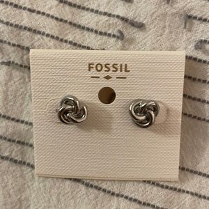 Fossil sterling silver earrings
